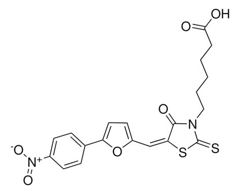 6 5E 5 5 4 NITROPHENYL 2 FURYL METHYLENE 4 OXO 2 THIOXO 1 3