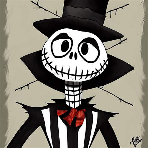 Jack Skellington Freddy Krueger Graphic · Creative Fabrica