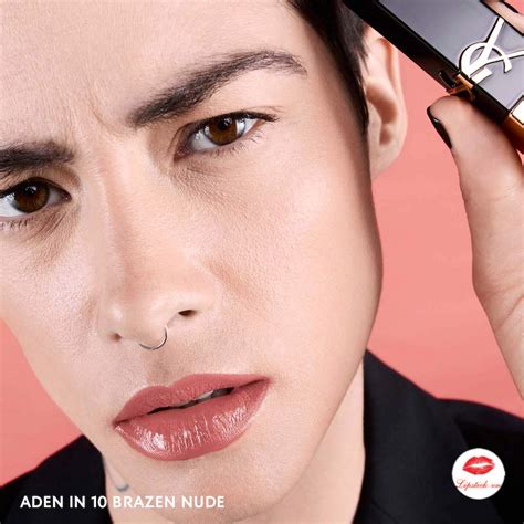 Son YSL The Bold 10 Brazen Nude Màu Hồng Nude Đẹp Nhất Hot Nhất