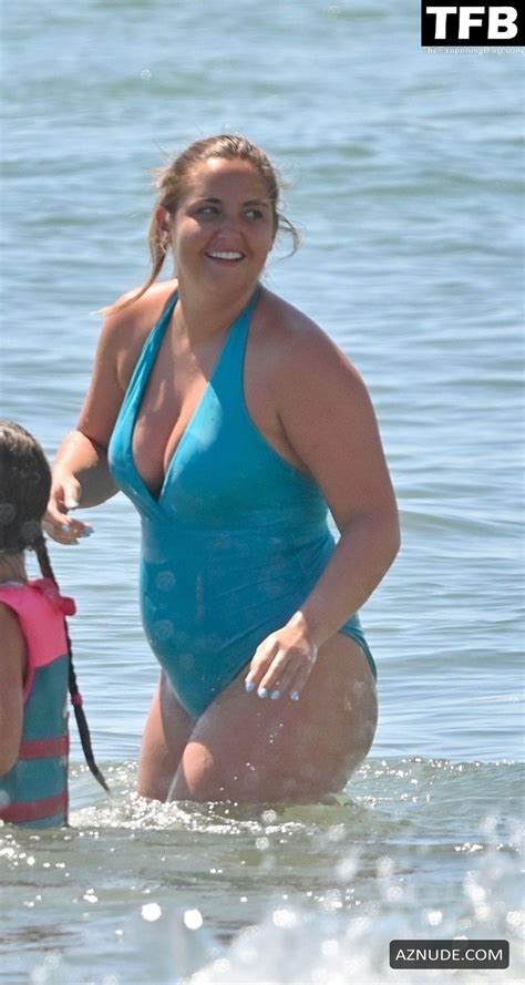 Jacqueline Jossa Sexy Seen Flaunting Her Bikini Body Wearing A One Piece Swimsuit In Marbella