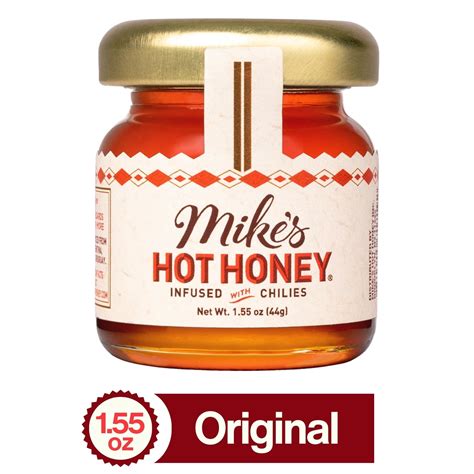 Mike S Hot Honey Infused With Chilies Oz Glass Mini Jar Walmart