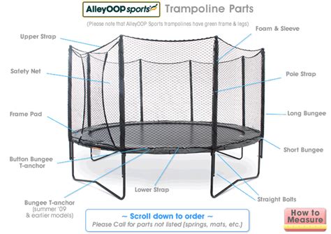 Alleyoop Trampoline Parts Jumpsport