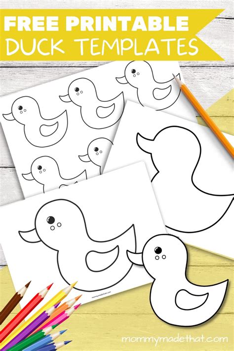 Free Printable Duck Template Artofit