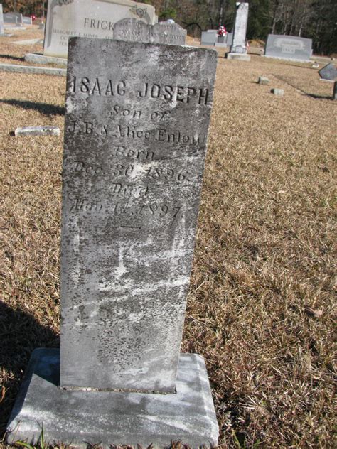 Isaac Joseph Enlow 1896 1897 Find A Grave Memorial