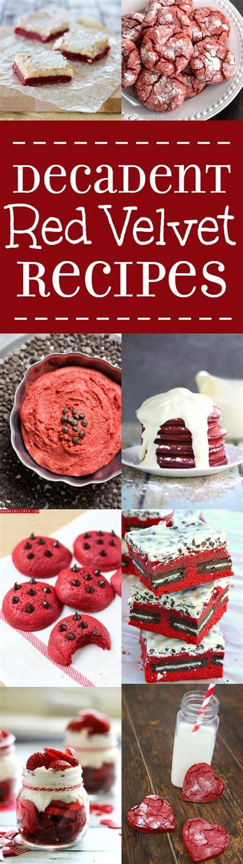 Decadent Red Velvet Dessert Recipes