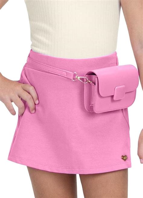 Shorts Infantil Feminino Rosa Trick Nick