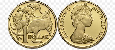 Royal Australian Hortelã Australian Uma Moeda De Dólar Moeda De Dólar