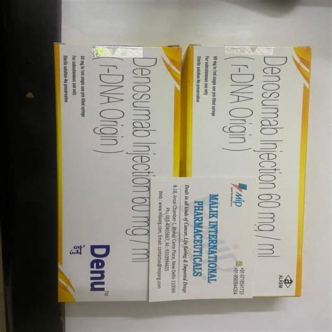 Denosumab Mg Denu Injection Alkem Packaging Type Box At Rs