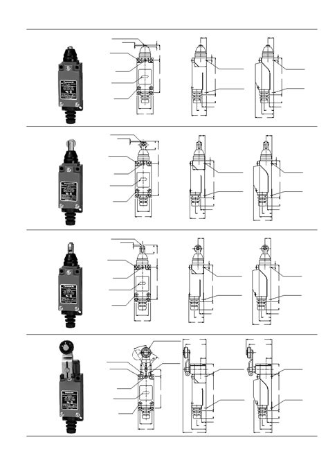 AZ8108 datasheet(5/24 Pages) PANASONIC | Limit Switches