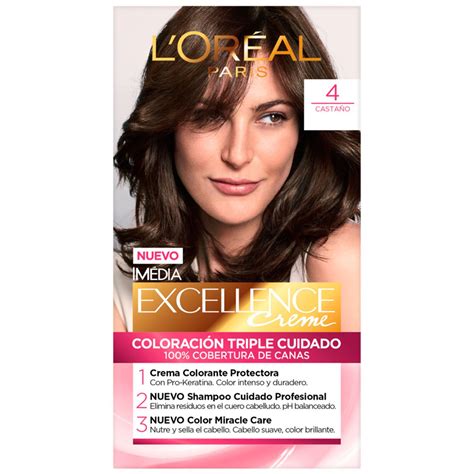 Tinta Loreal Paris Excellence Creme Tintura Permanente N Casta O