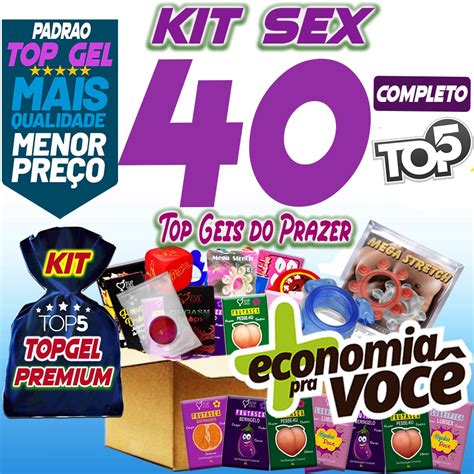 KIT SEXY SHOP 40 ITENS ERÓTICOS MARCA TOPGEL PRODUTOS SEX SHOP NO ATACADO Escorrega o Preço