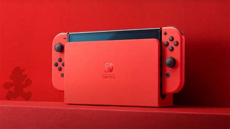 Nintendo Switch OLED Model Mario Special Edition Red Officially