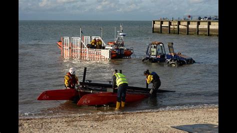 Whitstable Rnli Lifeboat Launches To Upturned Catamaran Rnli