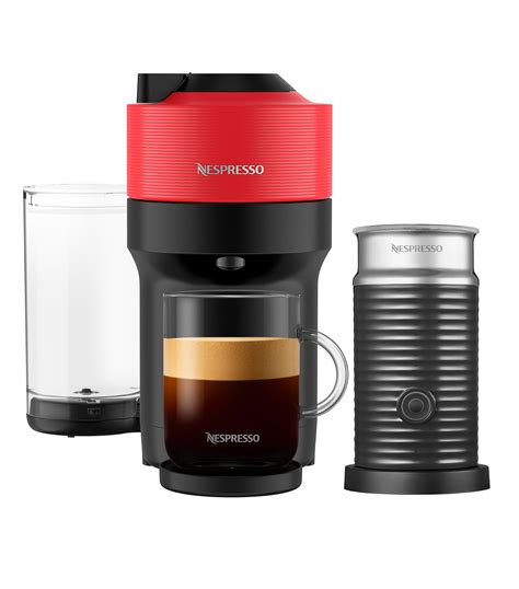 Nespresso Combo Cafetera Nespresso Vertuo Pop Rojo El Palacio De Hierro