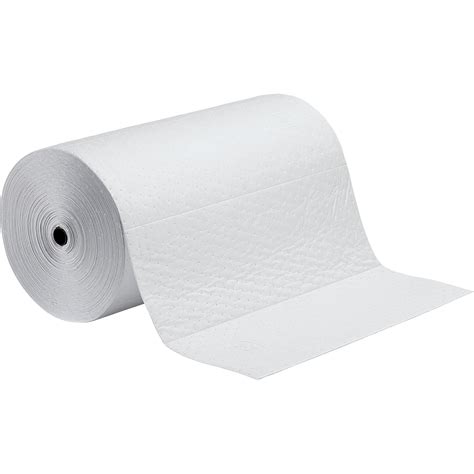 New Pig Oil Only Heavyweight Absorbent Mat Roll 30in X 150ft White