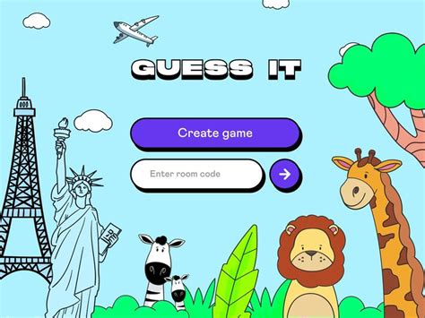 Guess It Drawing Web Game Home Screen Ui Design In 2025 Guess The