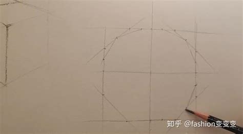 素描球体起形、切圆方法介绍！教你不用任何工具，画出一个标准的正圆！ 知乎