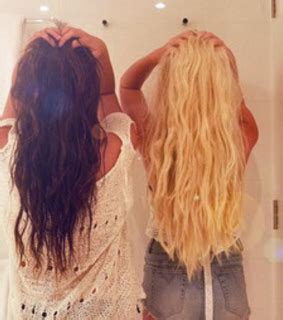 Best Friends Blonde And Brunette Image On Favim