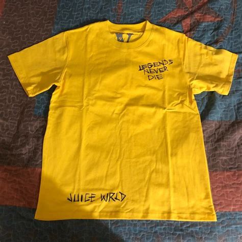 VLONE Shirts Juice Wrld X Vlone Inferno Tee Yellow Poshmark