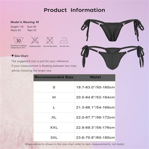 Men S Tie Side G String Bulge Pouch Briefs Lace Up Thong Lingerie