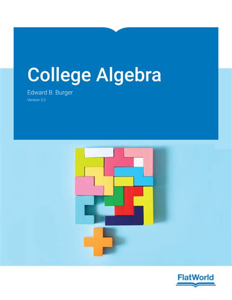 flatworld textbook college algebra