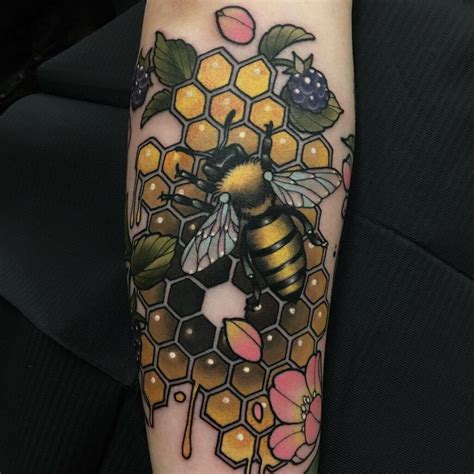 Bee And Honeycomb Tattoo Ideas That Will Blow Your Mind