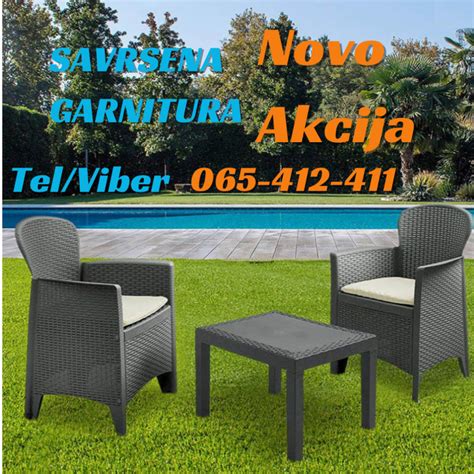 Vrtna garnitura set sto stolice 065 412 411 akita Vrtni namještaj