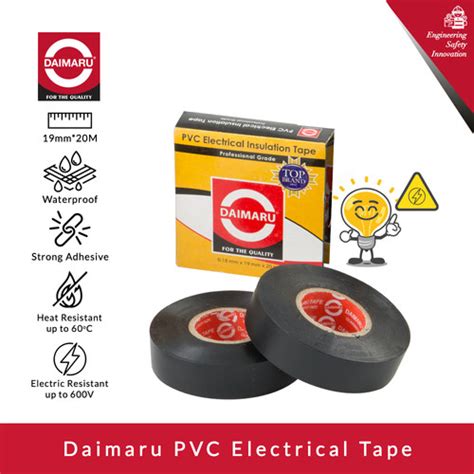 Jual Daimaru Pvc Insulation Tape Isolasi Listrik Mm X Meter Pcs