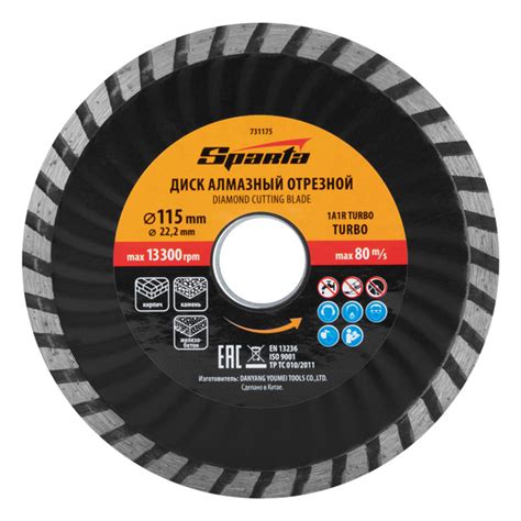 Диск алмазный Sparta 115 - купить по низким ценам в интернет-магазине ...