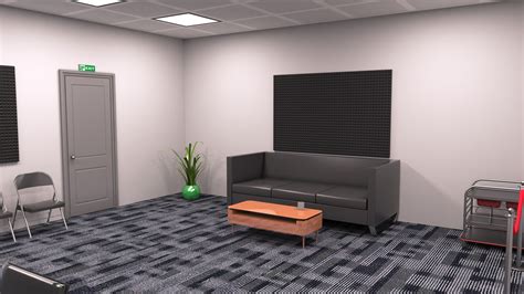 3d Soccer Var Room Model Turbosquid 2112031