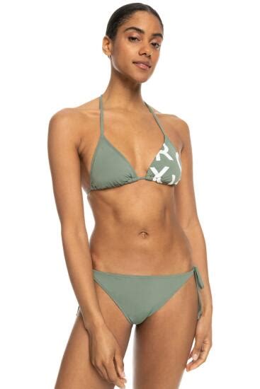 Roxy SD BE CL TIKI TRI REG TS SET Yeşil Kadın Bikini Bikini Roxy
