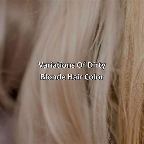 What Is Dirty Blonde Hair Color - colorscombo.com
