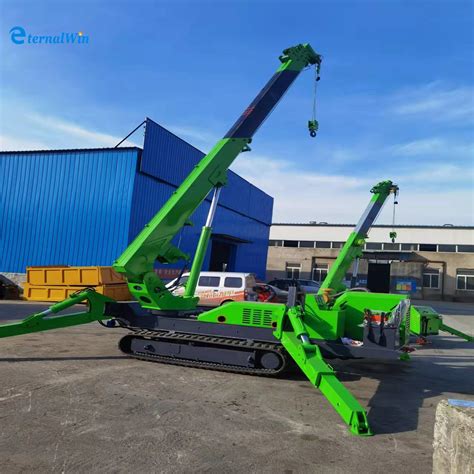 Moving Crane Small Hydraulic Telescopic Spider Crane Mini 3 Tons 5 Tons