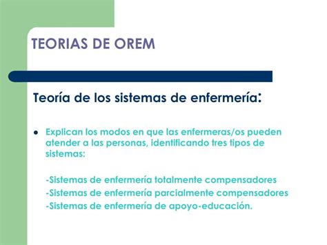 Teoria De Dorothea Orem Resumo Librain
