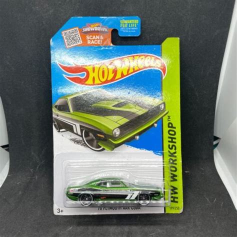 Hot Wheels Plymouth AAR Cuda Barracuda HW Workshop Green T EBay