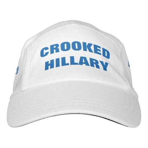 Crooked Hillary Clinton Hat | Zazzle