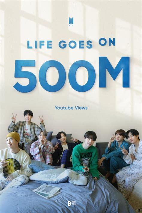 방탄소년단 Life Goes On 뮤직비디오 5억뷰 돌파스포츠동아