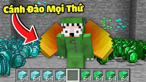 Minecraft Bedwars Nhưng Có Thể Đào Mọi Thứ Bằng Cánh Cứng Siêu Cấp Youtube