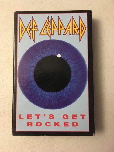 Def Leppard Cassette Single Let S Get Rocked 1992 Phonogram Ltd Tested Ebay