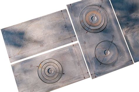 Плити чавунні. Плита чугунная печная с кольцами. Плита чавунна глуха ...