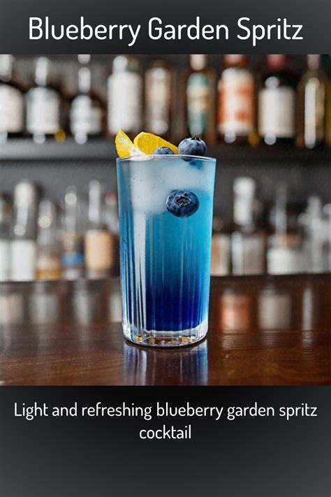 Blueberry Garden Spritz Light And Refreshing Blueberry Garden Spritz