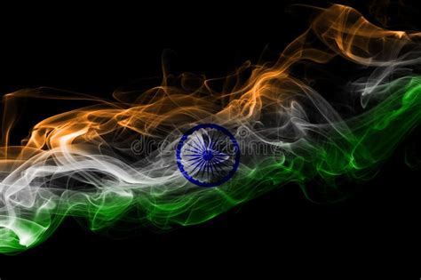 India Flag Smoke Stock Image Image Of Celebration Flame 103453677