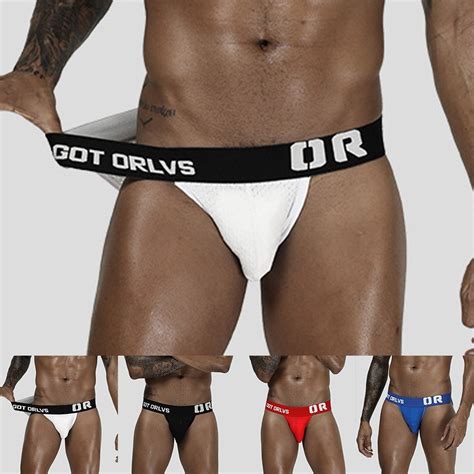 Powcs Sexy Mens Sheer Mesh Low Rise Bikini Briefs Underwear Swimwear Lingerie Shopee Philippines