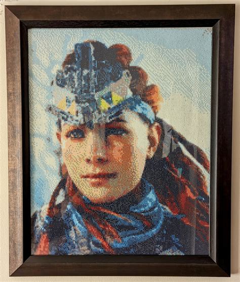 My wife does Diamond Art. She had this one framed and gave it to me for