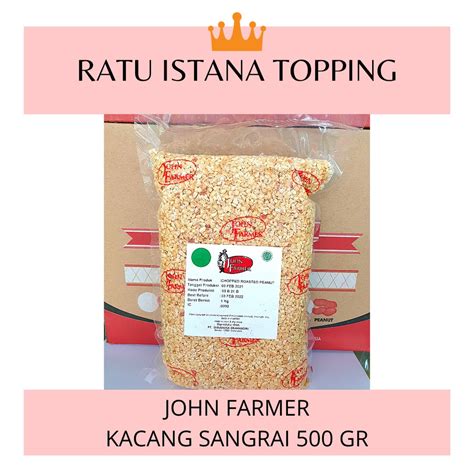 Jual Kacang Cincang Sangrai John Farmer Gr Kacang Bubuk Kacang