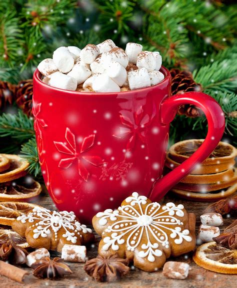 Hot Chocolate And Marshmallows Jigsaw Puzzle
