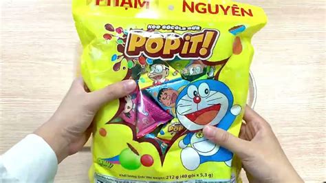 Kẹo Socola Sữa Popit Doraemon 212gr Phạm Nguyên Popit Doanvat