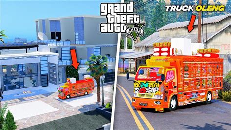 MISI EPIC MENCURI MOBIL TRUCK CANTER INDONESIA DI RUMAH SULTAN GTA 5