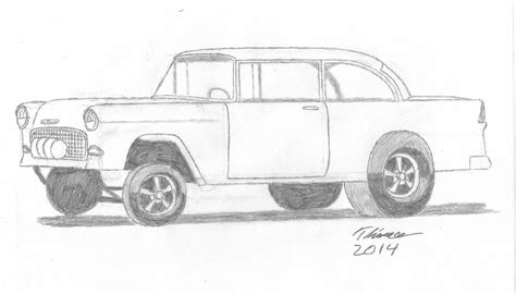 55 Chevy Gasser by EThinnes on DeviantArt