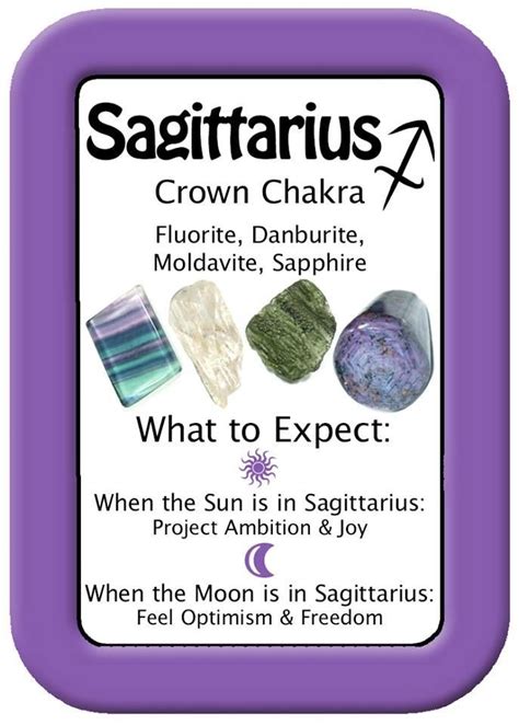 Sagittarius Crown Chakra Stones Gemstones Crystal Healing Th Cchakra